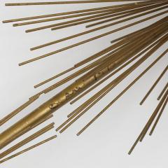 Curtis Jer GILT STEEL SEA URCHIN WALL SCULPTURE BY CURTIS JERE - 2850245