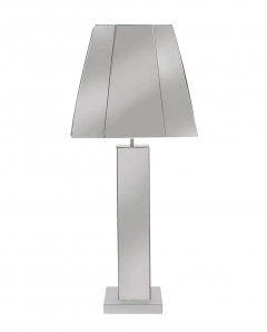 Curtis Jer Large Matching Pair of Mid Century Modern Table Lamps by Curtis Jere in Chrome - 2547785
