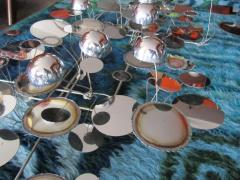 Curtis Jer Large Wall Mounted Raindrops Sculpture by Curtis Jere Mid Century Modern - 1272753