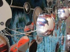 Curtis Jer Large Wall Mounted Raindrops Sculpture by Curtis Jere Mid Century Modern - 1272758