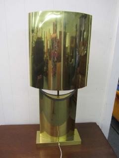 Curtis Jer Lovely Large Scale Sculptural Signed Curtis Jere Brass Lamp Mid Century Modern - 1272782