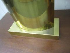 Curtis Jer Lovely Large Scale Sculptural Signed Curtis Jere Brass Lamp Mid Century Modern - 1272791