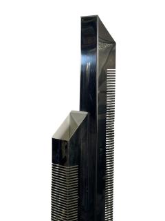 Curtis Jer MODERNIST CURTIS JERE SKYSCRAPER CHROME FLOOR LAMP - 4711462
