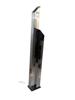 Curtis Jer MODERNIST CURTIS JERE SKYSCRAPER CHROME FLOOR LAMP - 4716529