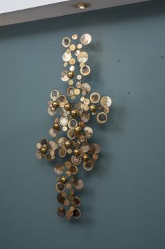 Curtis Jer Original C Jere Raindrops Wall Sculpture for Artisan House - 4815062