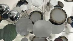 Curtis Jer Original Curtis Jere Chrome Raindrop Wall Sculpture - 4619480