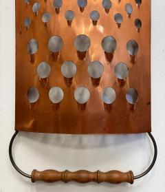 Curtis Jer Overscale 1979 Curtis Jer Cheese Grater Wall Sculpture Signed - 4452010