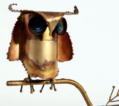 Curtis Jer Owl on Branch Early sculpture by Curtis Jere - 919484