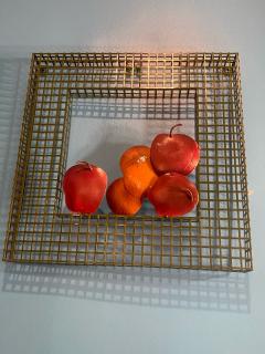 Curtis Jer PAIR OF APPLES AND ORANGES WALL SCULPTURES BY CURTIS JERE - 2324427