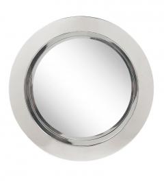 Curtis Jer Pair of Mid Century Modern Circular Porthole Wall Mirror in Chrome Curtis Jere - 1738800