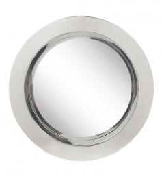 Curtis Jer Pair of Mid Century Modern Circular Porthole Wall Mirror in Chrome Curtis Jere - 1738800