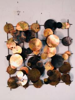 Curtis Jer Rain Drop Wall Sculpture in the Manner of Curtis Jere - 809587