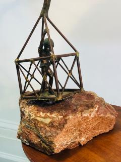 Curtis Jer Rare Sculpture Model of a Boy in a Balloon by Curtis Jere - 1017342