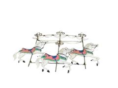 Curtis Jer SIGNED ENAMELED METAL CAROUSEL WALL SCULPTURE BY CURTIS JERE - 4613419