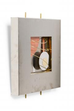 Curtis Jer Set 4 Stainless Steel Brass Copper Wall Sculptures Curtis Jere - 4195517