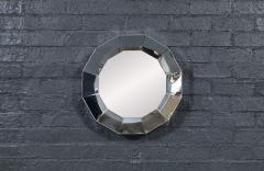 Curtis Jer Vintage Curtis Jere Faceted Chrome Geometric Mirror for Artisan House - 4736096