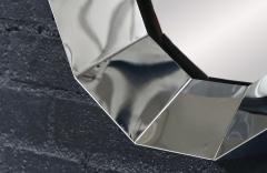 Curtis Jer Vintage Curtis Jere Faceted Chrome Geometric Mirror for Artisan House - 4736101