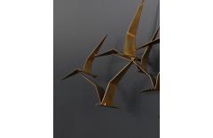 Curtis Jer Vintage Curtis Jere Sea Gulls Brass Sculpture for Artisan Housev - 3598692