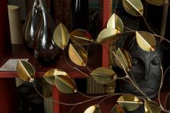 Curtis Jer WELDED BRASS WALL TREE DECORATION IN THE STYLE OF CURTIS JERE - 3219745