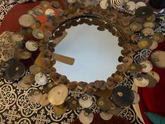 Curtis Jer Wonderful Curtis Jere Brass Raindrops Mirror Mid Century Modern - 4513314