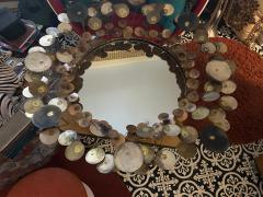 Curtis Jer Wonderful Curtis Jere Brass Raindrops Mirror Mid Century Modern - 4513315