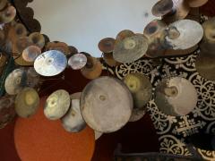 Curtis Jer Wonderful Curtis Jere Brass Raindrops Mirror Mid Century Modern - 4513322