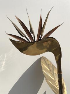 Curtis Jere Brass Bird of Paradise Sculpture Style of Curtis Jere - 439599