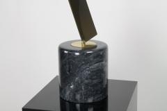 Curtis Jere Curtis Jere Brass Spray Sculpture on Marble Base with Pedestal - 317634
