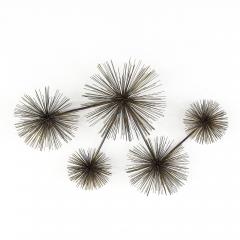 Curtis Jere Mid Century Brass Wall Urchin - 3692095