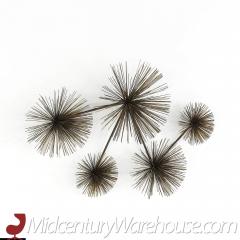 Curtis Jere Mid Century Brass Wall Urchin - 3692096
