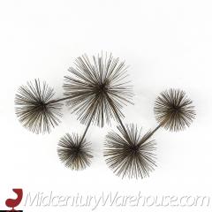 Curtis Jere Mid Century Brass Wall Urchin - 3692097