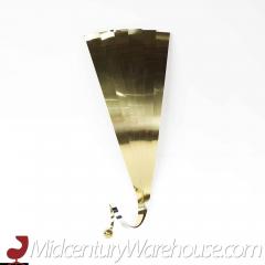 Curtis Jere Mid Century Signed Brass Wall Sculpture - 3695831
