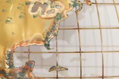 Curtis Jere Pair of Curtis Jere Globe Wall Hangings - 240126