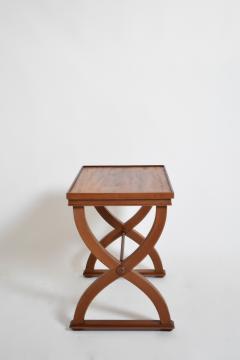 Curule neoclassical side table 1940s  - 4684516