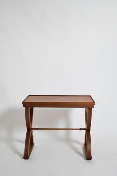 Curule neoclassical side table 1940s  - 4684518