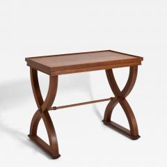Curule neoclassical side table 1940s  - 4689451