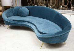 Curved Italian Sofa in the manner of Federico Munari - 2057370