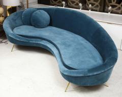 Curved Italian Sofa in the manner of Federico Munari - 2057371