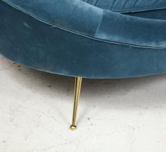 Curved Italian Sofa in the manner of Federico Munari - 2057375