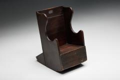 Curved Rocking Childrens Chair 19 20th Century - 2693774