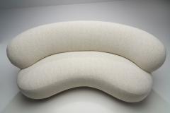Curved Three seater Sofa by a Danish Cabinetmaker Denmark ca 1950s - 1864789