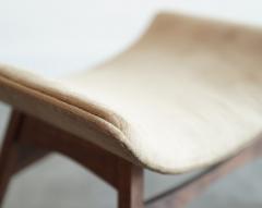 Curved Walnut Stools by Mel Abitz C 1960s - 4484968