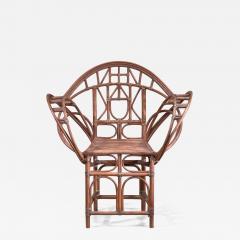 Curved hand crafted willow chair Austria - 1737031