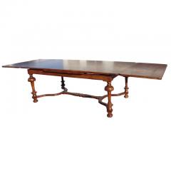 Custom 7 to 11 English Style Extendable Dining Table with 2 Retractable Leaves - 2639067