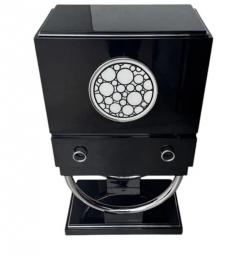 Custom Adapted Vintage Art Deco Black Lacquer Bar - 4703386