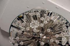 Custom Austrian Snowflake Crystal Flush Mount - 3157893