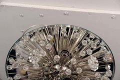 Custom Austrian Snowflake Crystal Flush Mount - 3157894