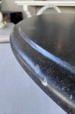 Custom Belgian Belgian Bluestone Round Dining Center Table with Baluster Base - 4410156