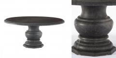 Custom Belgian Belgian Bluestone Round Dining Center Table with Baluster Base - 4410196