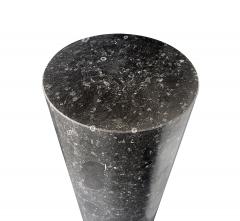 Custom Belgian Bluestone Cylindrical Column Pedestal - 4620627